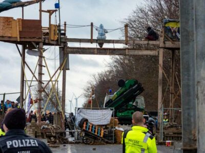 Blockade in Lützerath